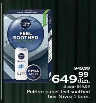 Poklon paket feel soothed box Nivea 1 kom.