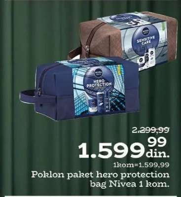 Poklon paket hero protection bag Nivea 1 kom.