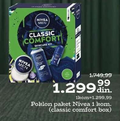 Poklon paket Nivea 1 kom. (classic comfort box)