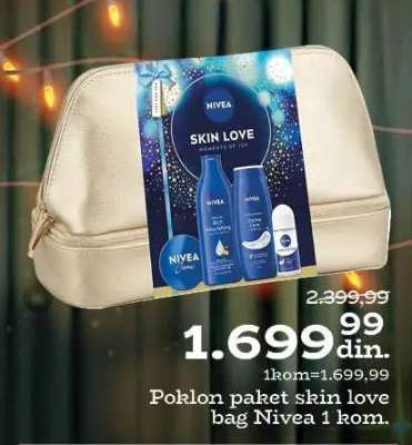 Poklon paket skin love bag Nivea 1 kom.