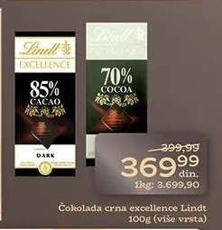 Čokolada crna Excellence Lindt