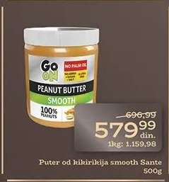 Puter od kikirikija smooth Sante