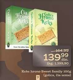 Keks hrono Sweet family 100g
