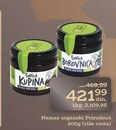 Namaz organski Prirodno