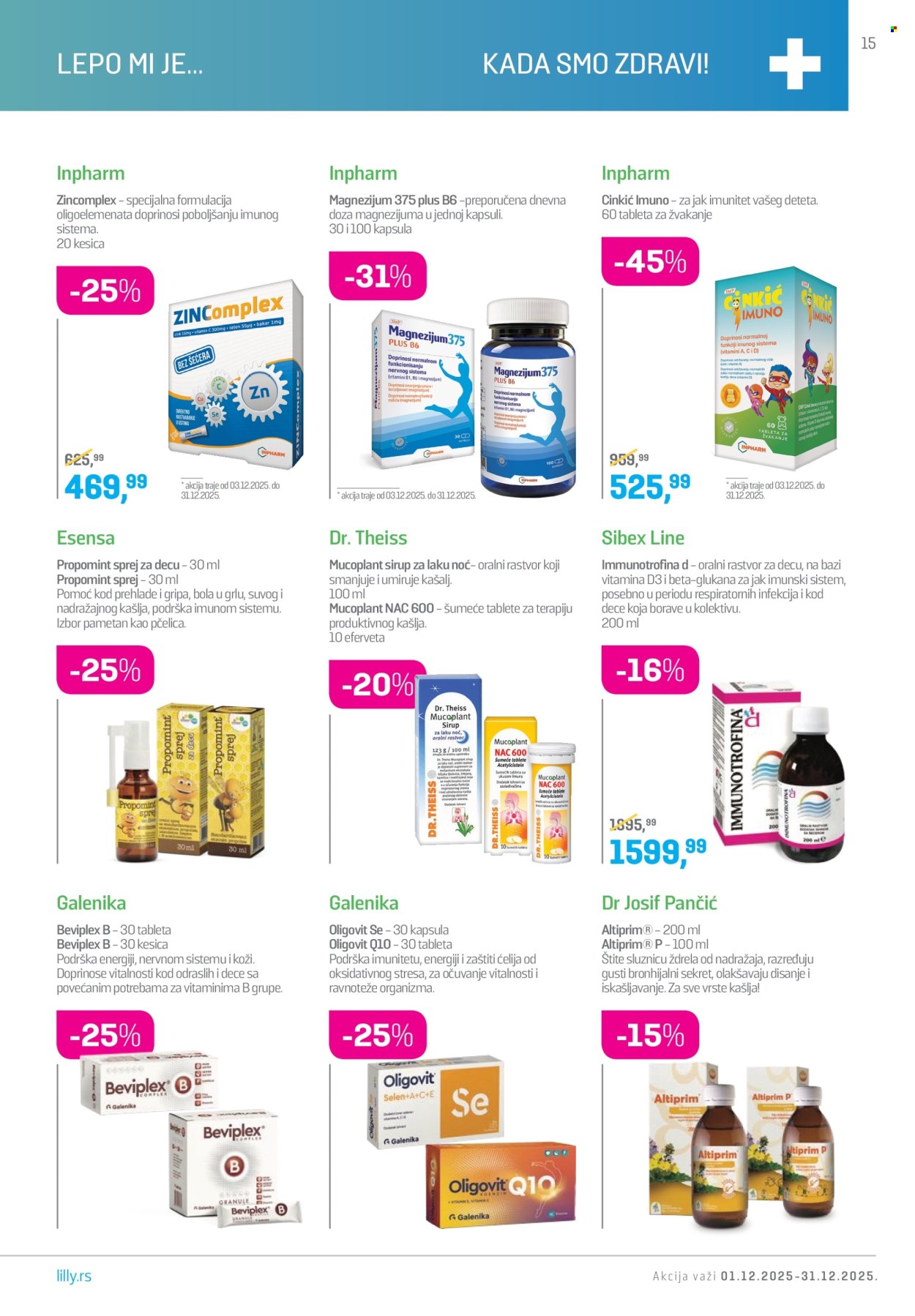 Lilly Drogerie katalog - 01.12.2025 - 31.12.2025. Stranica 15