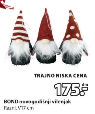 BOND NOVOGODIŠNJI VILENJAK