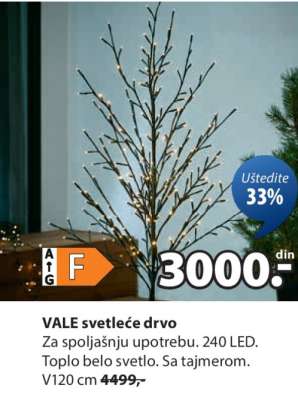 VALE svetleće drvo