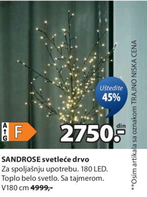 SANDROSE SVETLEĆE DRVO