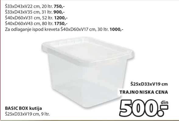 BASIC BOX KUTIJA