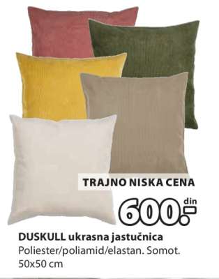 DUSKULL UKRASNA JASTUČNICA