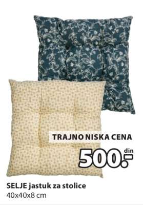 SELJE JASTUK ZA STOLICE
