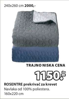ROSENTRE PREKRIVAČ ZA KREVET