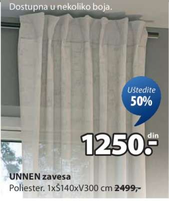 UNNEN ZAVESA