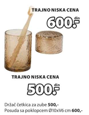 Posuda sa poklopcem Ø10xV6 cm