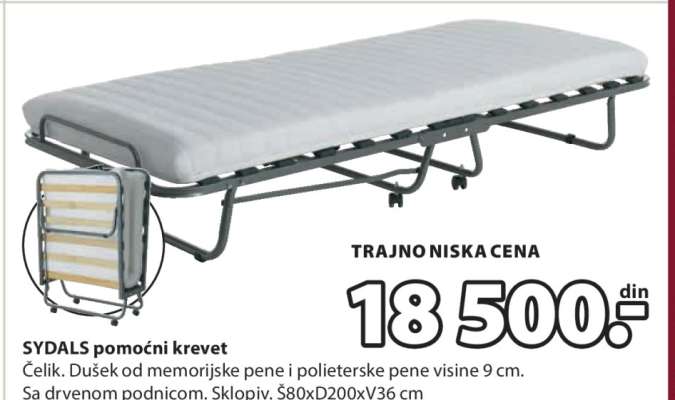 SYDALS pomoćni krevet