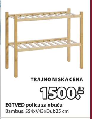 EGTVED polica za obuću