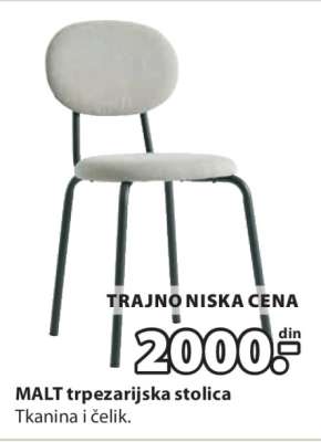 Malt Trpezarijska Stolica