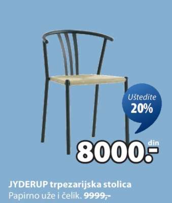 JYDERUP TRPEZARIJSKA STOLICA