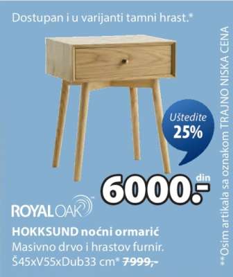 HOKKSUND NOĆNI ORMARIĆ