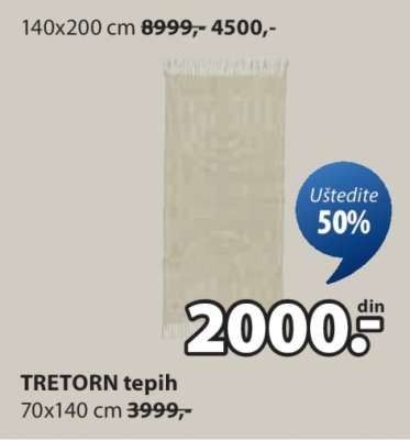 TRETORN TEPIH