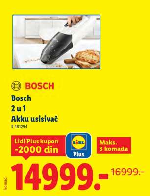 Bosch 2 u 1 Akku usisivač