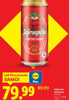 Zaječarsko Svetlo pivo