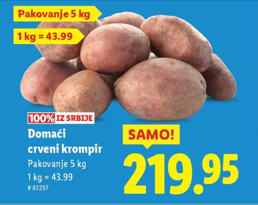 Domaći crveni krompir