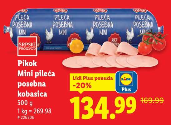 Pikok Mini pileća posebna kobasica