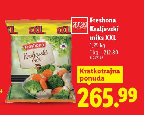 Freshona Kraljevski miks XXL