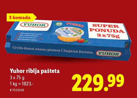 Yuhor riblja pašteta