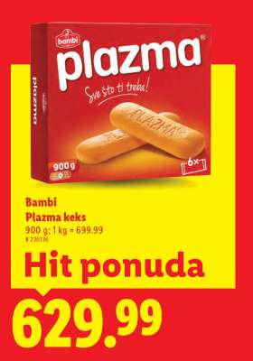 Bambi Plazma keks