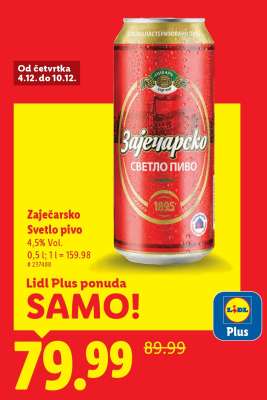 Zaječarsko Svetlo pivo