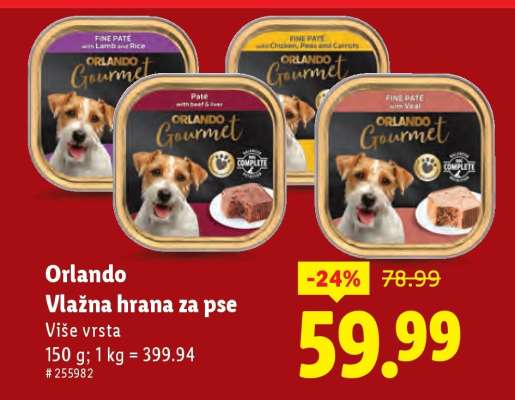 Orlando Vlažna hrana za pse