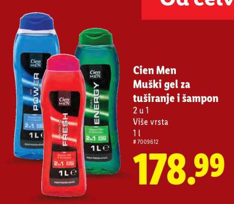 Cien Men Muški gel za tuširanje i šampon