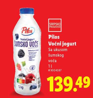 Pilos Voćni jogurt