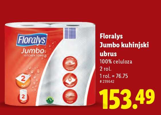 Floralys Jumbo kuhinjski ubrus