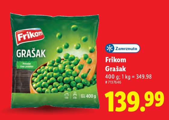 Frikom grašak