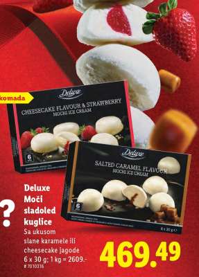 Deluxe Moči sladoled kuglice