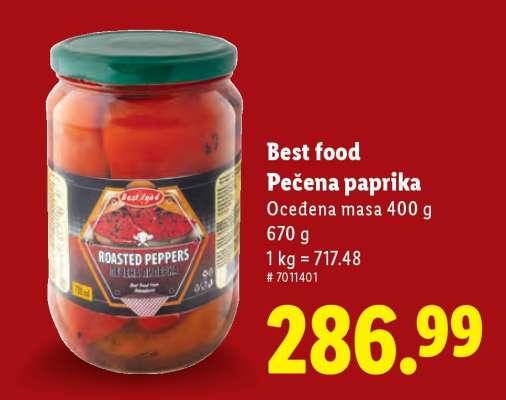 Best food Pečena paprika