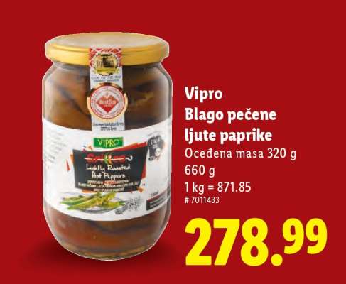 Vipro Blago pečene ljute paprike
