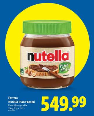 Ferrero Nutella Plant-Based