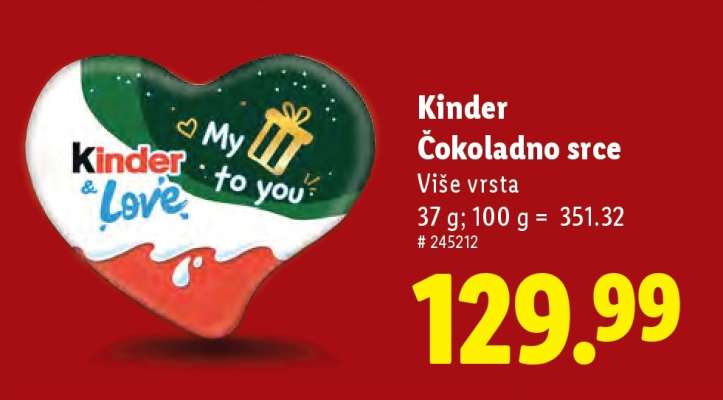 Kinder Čokoladno srce