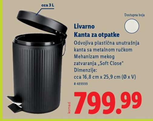 Livarno Kanta za otpatke