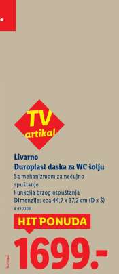 Livarno Duroplast daska za WC šolju