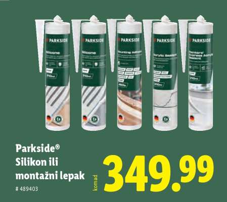 Parkside® Silikon ili montažni lepak