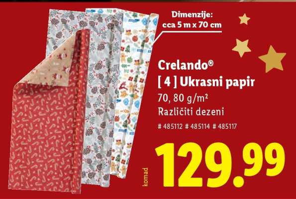 Crelando® [4] Ukrasni papir