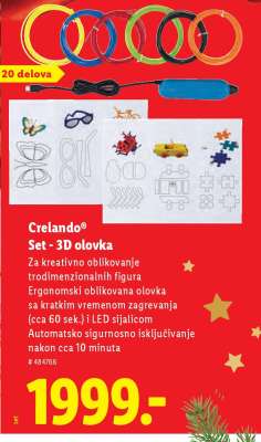 Crelando Set - 3D olovka