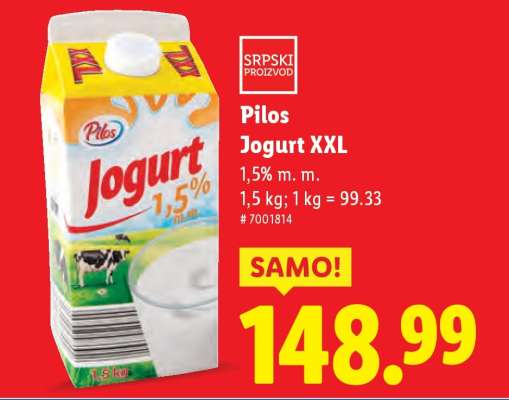 Pilos Jogurt XXL