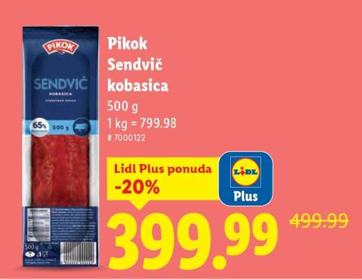 Pikok Sendvič kobasica