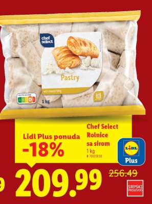 Chef Select Rolnice sa sirom